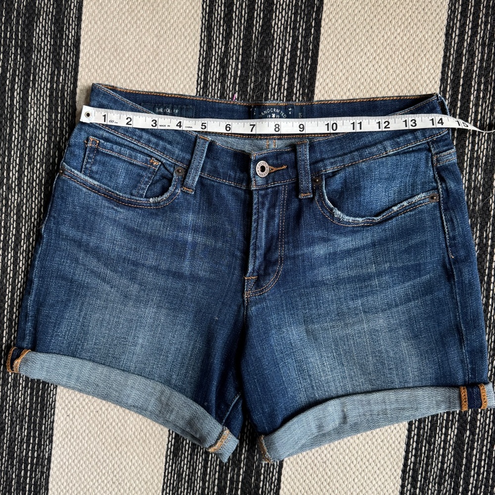 Lucky Brand Women's Dark Wash The Roll UP Jeans Summer Short Size 2/26 - Picture 8 of 12
